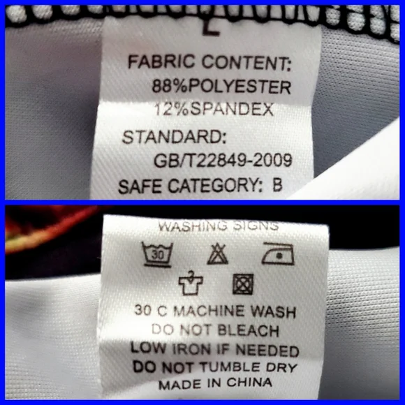 Cats & Pizza Blue Christmas Holiday Sweatshirt, Size Medium/ Large - Picture 5 of 12